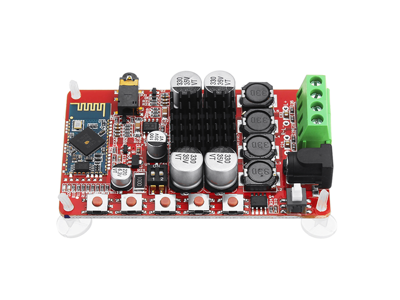 TDA7492P 2x25W 2x50W V4.0 Audio Ontvanger Digitale Versterker Board Module met AUX Interface (rood-25Wx2
