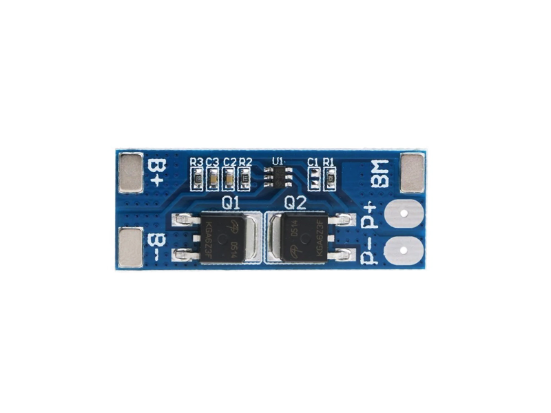 2S 8A 7.4v Li-ion BMS PCM Protection Board - Image 2